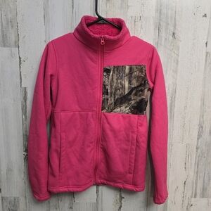 Browning Fleece Jacket with Camo Pocket Womens Size XL